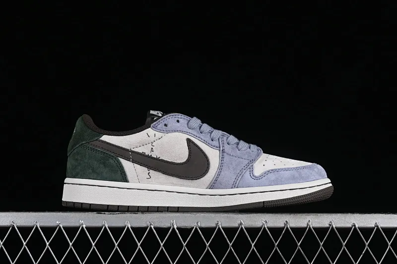 All Categories Air Jordan Jordan Series Basketball Shoes Air Jordan 1 Low Travis Scott x Air Jordan 1 Low OG AJ1 Joe 1 Reversed Overhook Joint Style Casual Sports Basketball Shoes DM7866-820